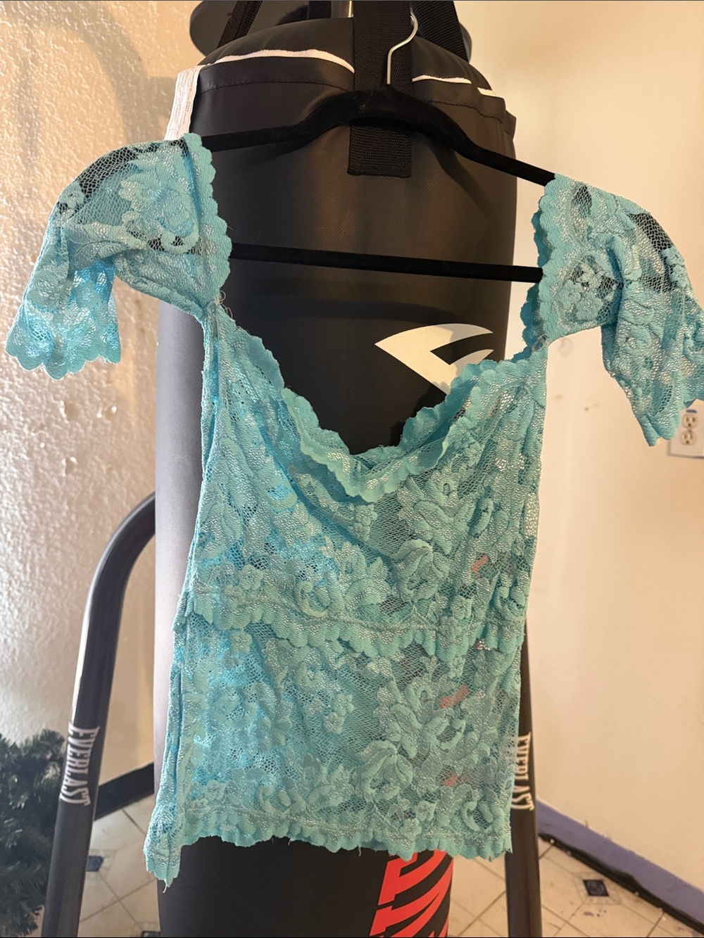 Light Aqua Lace Camisole Top - Women’s Feminine Tank